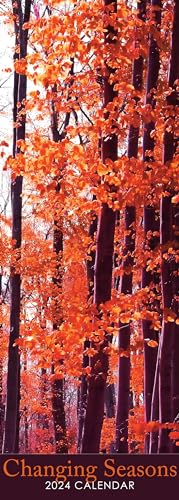Rochli 2024 Changing Seasons Slim Wall Hanging Calendar. No Plastic. Photography, Nature, Inspirational, Daily, Weekly, Monthly 12 Month Planner, Calendar, Family, Schedule, Agenda, Organise