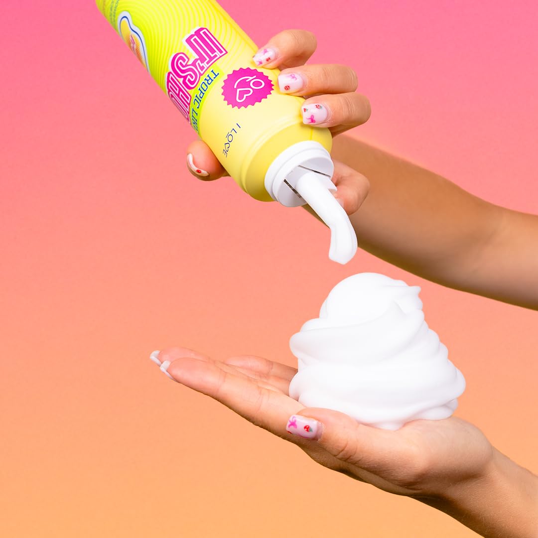 I LOVE Tropic Like It's Hot Whipped Shower Foam Tropical Fruit Scented Body Wash Moisturising Creamy Lather Shower Mousse for Soft Smooth Skin 250ml - Image 3