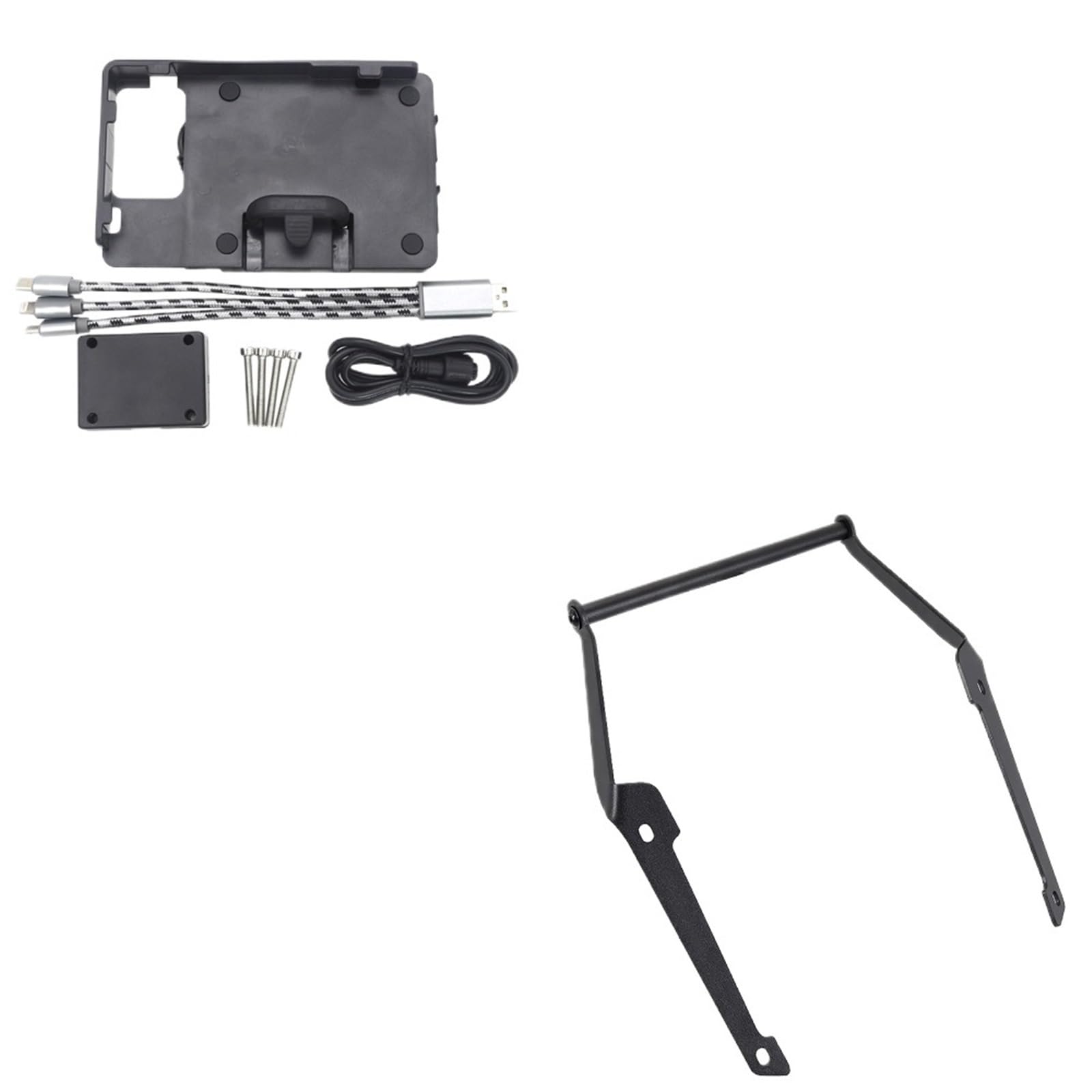 GPS navigation bracket pour NC700D NC750D avec support téléphone USB