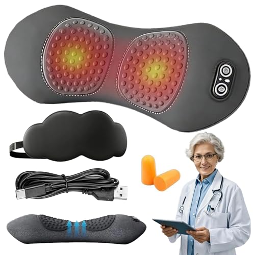 Ergopur 3-Zonen-ErgoFlow Tiefenmassagegerät ergo pur rücken 3 zonen ergo flow tiefenmassagegerätTriple Fusion Back Massager with Traction Lifting Vibration Massage and Hot Compress for Waist (USB-B)