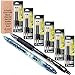 Pilot G2 Refills, Black Gel Ink 1.0mm Bold Pt, 6 Packs of Refills Plus 1 Pilot G2 1.0 Bold Pt. Black Pen and 1 Pilot B2p Black Pen