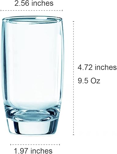 Miniatura 2 de Juego de 6 vasos de plástico Tritan de 9.5 onzas, aptos para lavavajillas, sin BPA, irrompibles, para niños, vasos acrílicos inastillables (9.5