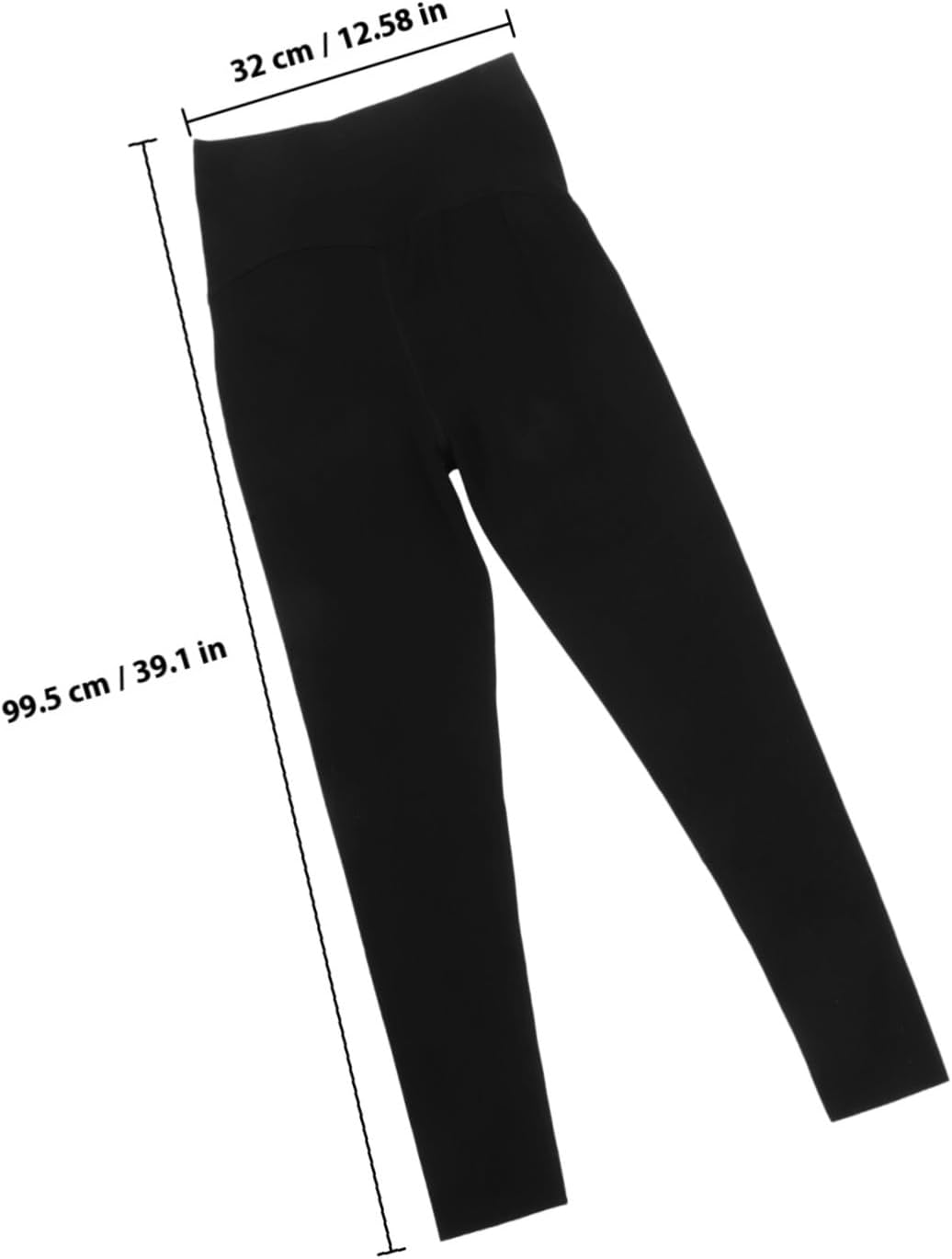 KALLORY Comfortable Maternity Yoga Pants for Women Over Belly Support, Polyurethane Fibre Leggings Offering Unrestricted Feel for Daily Activities and Everyday Wear, Available Black