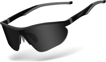 Polarized sports sunglasses for men & women - 25g Lightweight sunglasses for Cycling, Fishing, hiking