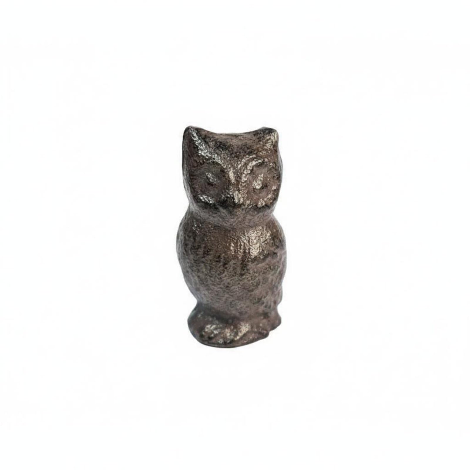 Antique Design Cast Iron Feline Paperweight Gift Idea Pen Rest Cute Calligraphy Stable for Students, Owl | Paperweights Decorative-picture-13