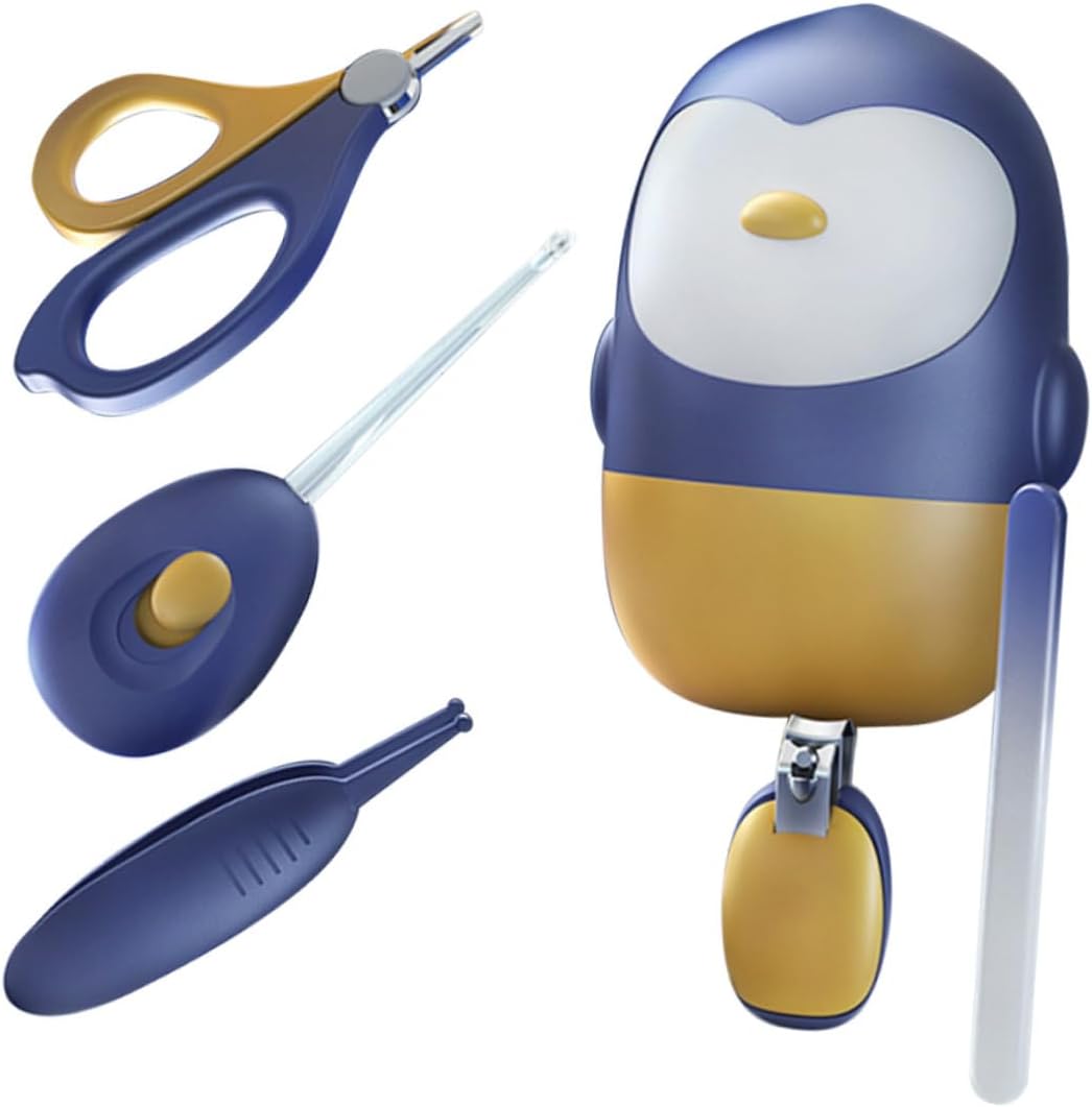 5 in 1 Baby Grooming Kit with Nail Clippers and Scissors