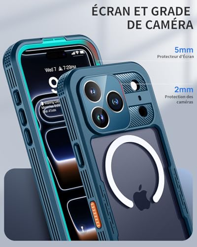 Coque étanche iPhone 17 Pro pour le chantier et la plage