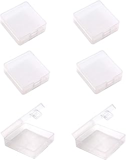 WAYLLSHINE (Pack of 6) 9V Battery Storage Case, 9 Volt Battery Storage Box, 9 Volt Battery Storage Organizer for 2 x 9V Battery Container