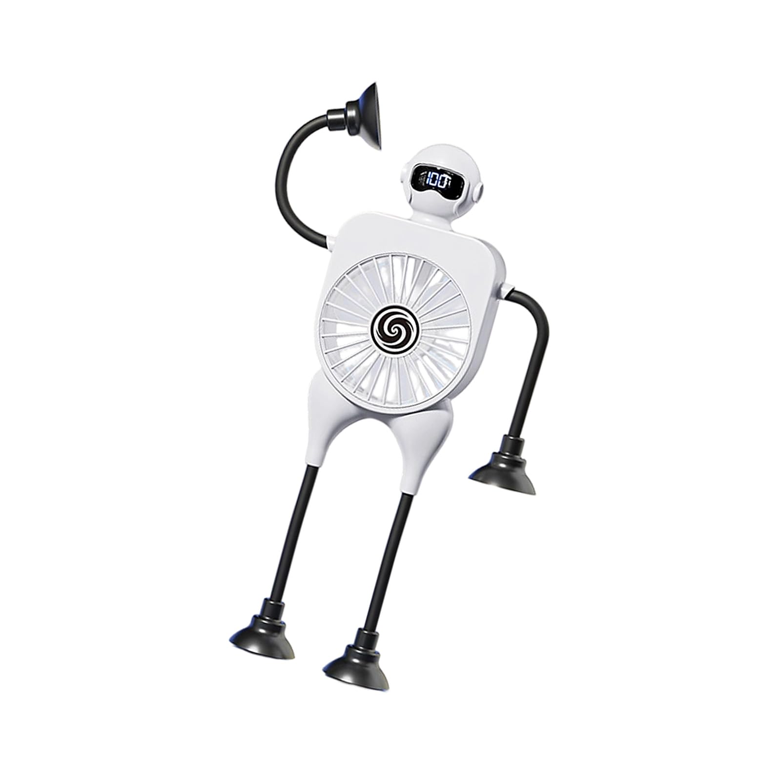 TAZIZI Bladeless Circulating Unit with Various Mounting Choices for Different Surfaces Multi Desk Fan