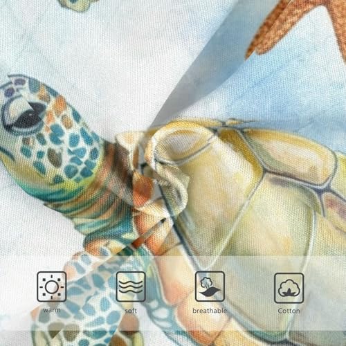 Cotton Toddler Underwear Floral Watercolor Sea Turtle Little Girl Panties Aesthetic Undies Kids Briefs 2t3