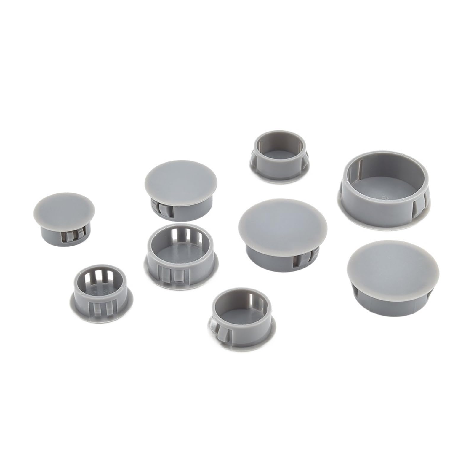 Szary nylonowy korek do otworu 5-32 mm Płaska nasadka z pokrywą HP22(HP-22, 100 szt.)