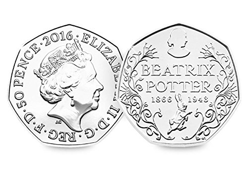 Change Checker 2016 UK Beatrix Potter Circulation 50p