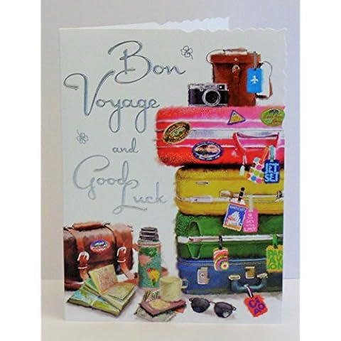 Jonny Javelin Good Luck Bon Voyage Card Cover