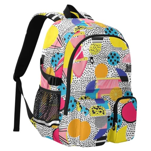Mochila para laptop de diseño abstracto con estampado de frutas para universidad 2