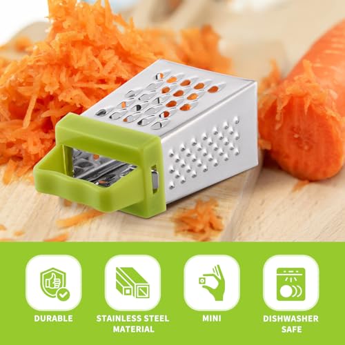 Rallador mini multiusos acero inoxidable 15 piezas miniatura 4
