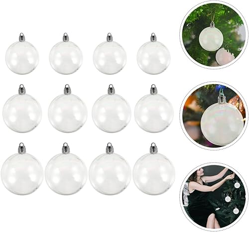 Miniatura 8 de Yardwe 12pcs Navidad utenciles pastel colorido colgante decoraciones árbol de Navidad decoración Navidad bolas de Navidad suministros de Navidad