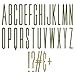 Produktbild Sizzix Thinlits Stanzschablone 665206 Alphanumerisches Stretch Obermaterial von Tim Holtz 31er Pack Cutting Dies, Kunststoff, Multicolore, Einheitsgröße
