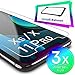 Produktbild UTECTION 3X Glas Schutzfolie für iPhone 11 PRO, iPhone X/XS (5.8") - Perfekte Anbringung Dank Rahmen - Premium Displayschutz - Schutzglas 9H Vorne - Front Folie Schutzglasfolie, 3 Stück HD Klar