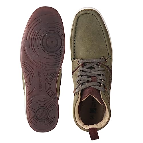 Image of Red Chief Leather Casual Boots for Men