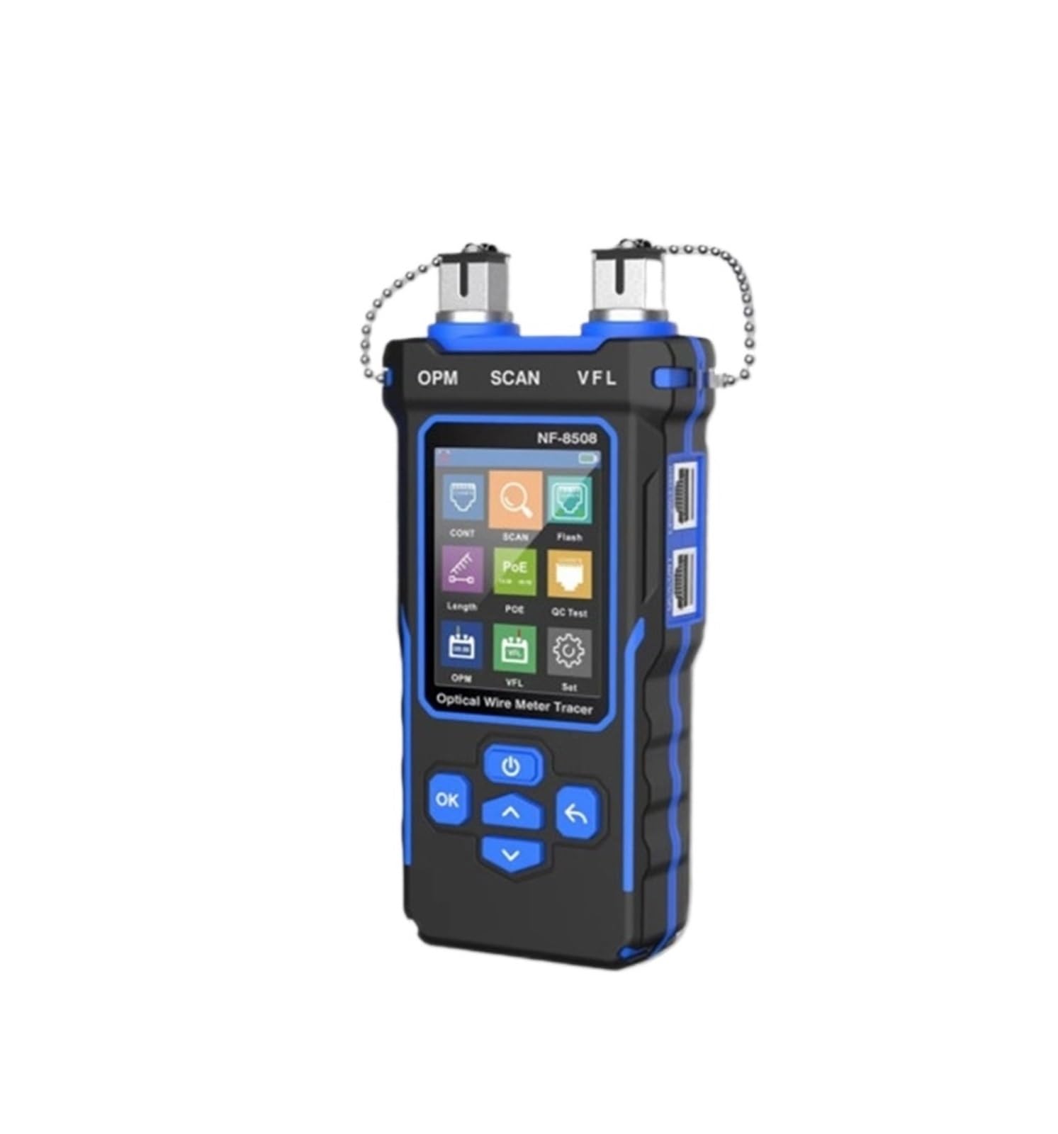 Cfwwsaq 70 10Dbm 10Mw Fiber Tester, Network Cable Tester Poe Optical Power Meter 10Mw Network Line Finder Fiber Optic Cable Tester
