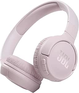 JBL Tune 510BT - Bluetooth headphones with up to 40 hours battery, microphone for call, foldable and comfortable, Android and iOs compatible (Rose) asin的图片