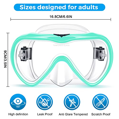 Supertrip Adult Swim Goggles 2 Pack con Cubierta para Nariz para Hombre Mujer Jóvenes miniatura 5