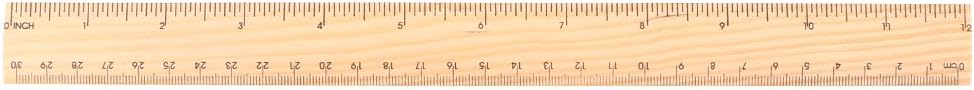 Lyguy Wooden Ruler, Wooden Ruler Double Sided Student School Office ...