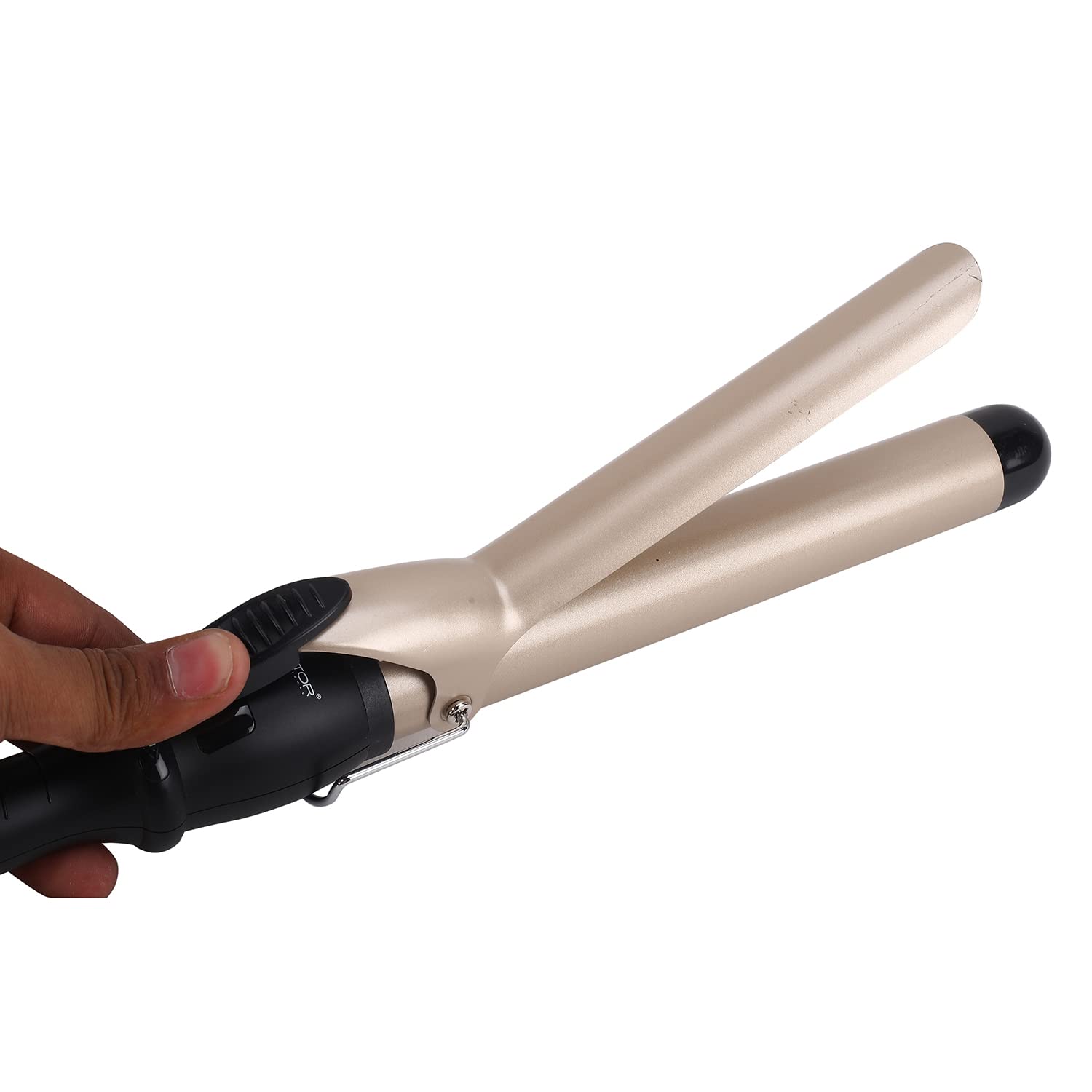 Hector Ease Curl 19 MM Barrel Professional Hair Curler with Ceramic Coated Plates Fast Heatup Hair Curling Iron Rod Hair Styling Tools for Curly Hair for Women - Image 2 thumbnail