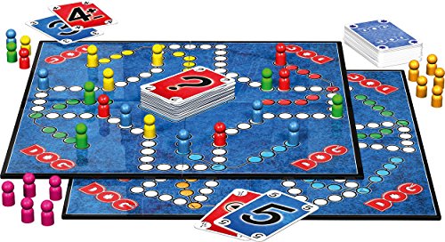 Schmidt Spiele 49201 Dog, Den letzten beissen die Hunde, Familienspiel, für 2 bis 6 Spieler