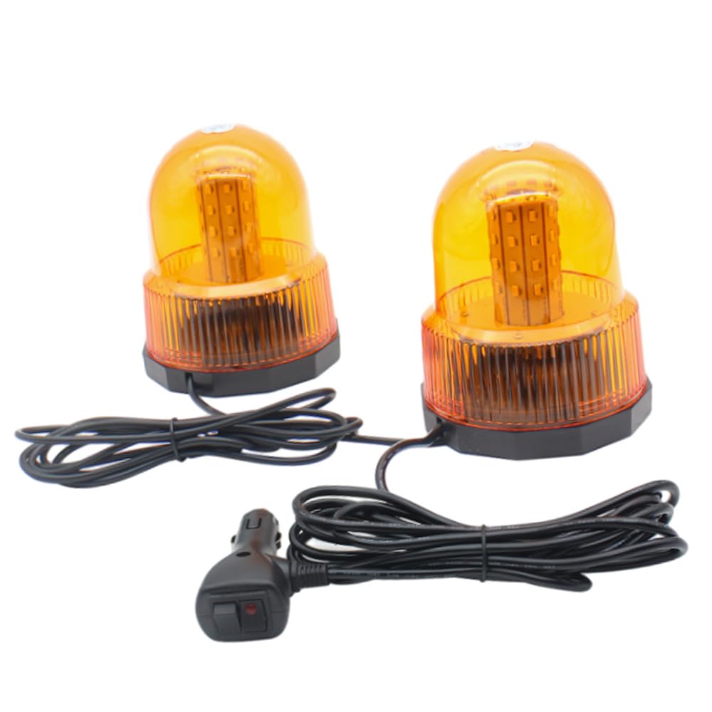 Luces estroboscópicas para coche Riloer, baliza de advertencia de peligro, luces intermitentes de emergencia, luz estroboscópica intermitente, luz de emergencia para coche, 12-24 V CC