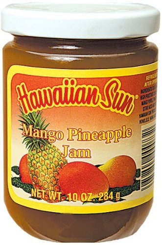 MANGO - PINEAPPLE JAM, Hawaiian Sun Brand, 10-Ounce Jars (Pack of 4) image 2