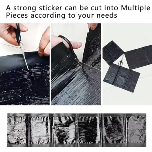 GUIANLOU 120cm * 28cm Extra Starkes Klebeband, 4 Blatt Multi-Use, Einfach Zu Verwenden, Für Drinnen/Draußen/Küche/Garten/Haus/Büro.