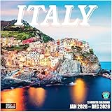 RED EMBER Italy 2026 Wall Calendar 12 Month | 12