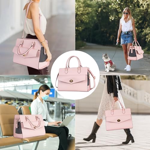 Minsong Bolsa de Transporte para Animais de Estimação Estilosa, Bolsa de Couro para Cães Pequenos, G