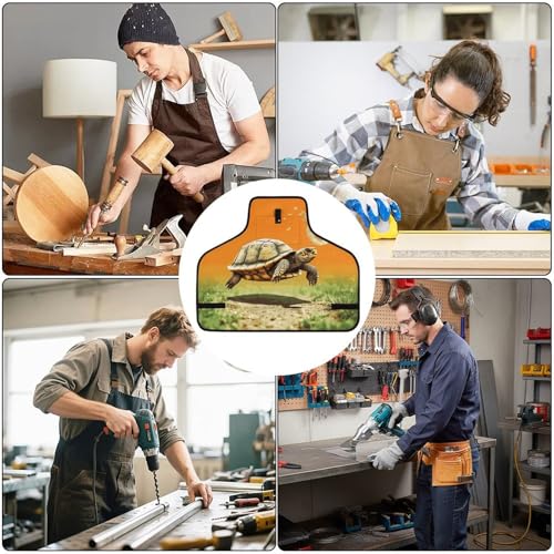 Delantal de trabajo ajustable con múltiples bolsillos miniatura 6