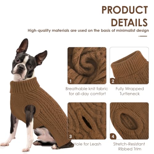 Image of AOFITEE Small Dog Sweater, Christmas Dog Sweaters for Small Dogs Girl Boy