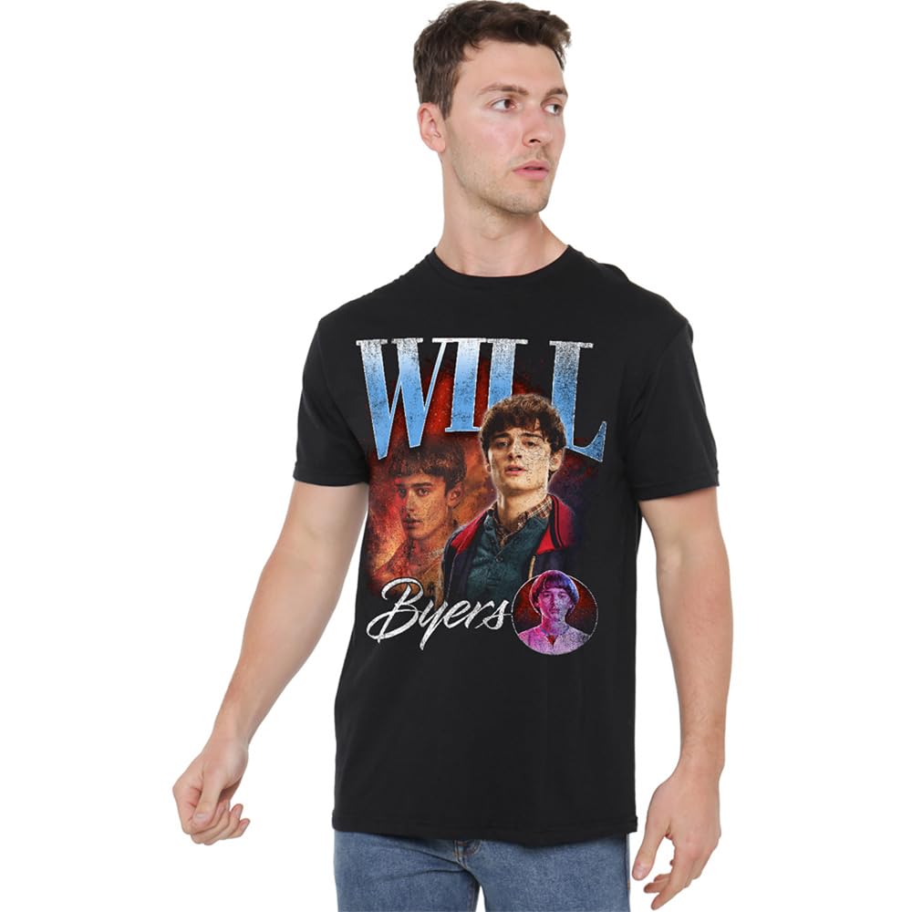 Stranger Things Will Homage Unisex T Shirt, Black, Small
