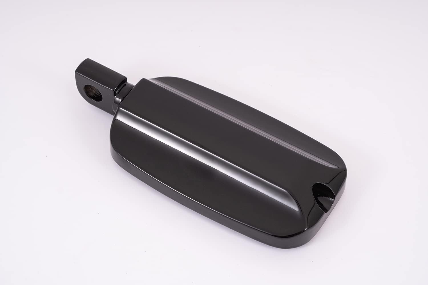 Kinglemc Front Rider Rear Passenger Position Floorboards Footboard Footpeg for Harley Dyna Touring Softail Sportster 883 1200 (Eagle 7.2 * 2.5", Black)