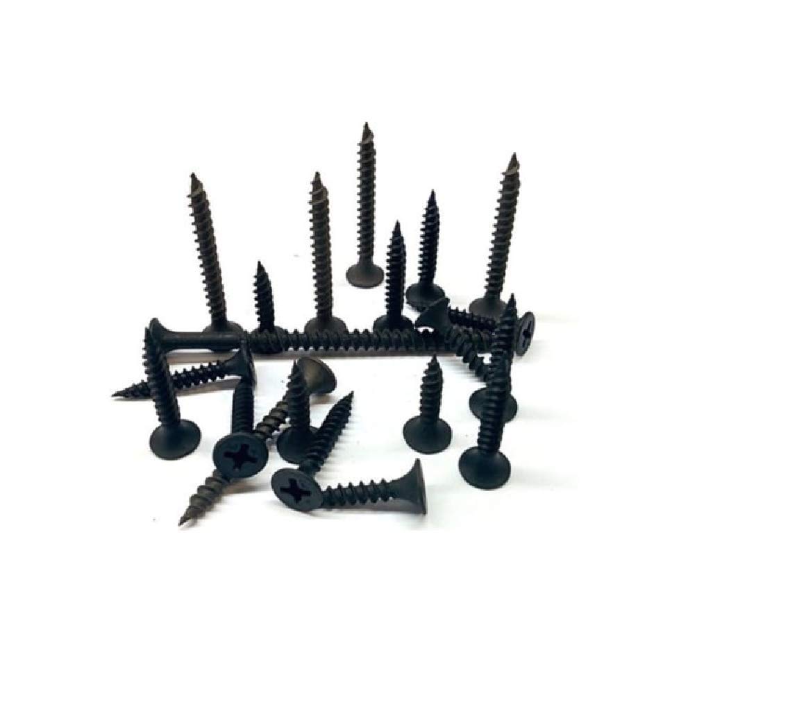 Steel Gold Black Finish Phillips Head Dry Wall Screws for Plywood, Fixing Wood,Paste boards - Framing Nail (Pack of 1000 Pieces in 1 Box) (25 MM or 25 * 6 = 1 Inch) (Black, Pack Of 2) (B08P764XJY) Amazon Price History, Amazon Price Tracker