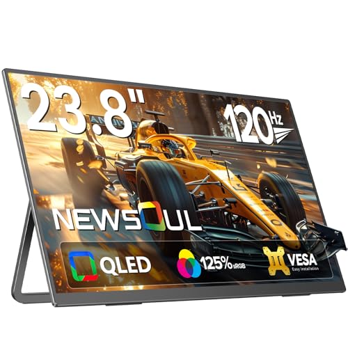 Amazon.co.jp: 23.8インチ QLED モバイルモニター Newsoul モバイル