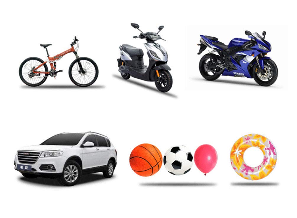 Mini Pompa a Pedale con Manometro, Pompa per Pneumatici Portatile per Bicicletta Pompa per Auto Ad Alta Pressione a Sfera per Moto Gonfiatore