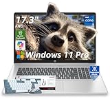 HP 17 Laptop Computer for Business & Student, Intel 10-Core i5 1334U (Up to 4.6 GHz), 17.3" FHD 250Nits, Backlit Keyboard, Fingerprint Reader, Windows 11 Pro w/Accessory(16GB RAM | 1TB SSD)