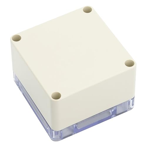 Miniatura 3 de LeMotech Caja de conexiones de plástico ABS, a prueba de polvo, impermeable, IP65, caja de recinto eléctrico universal para proyectos gris con