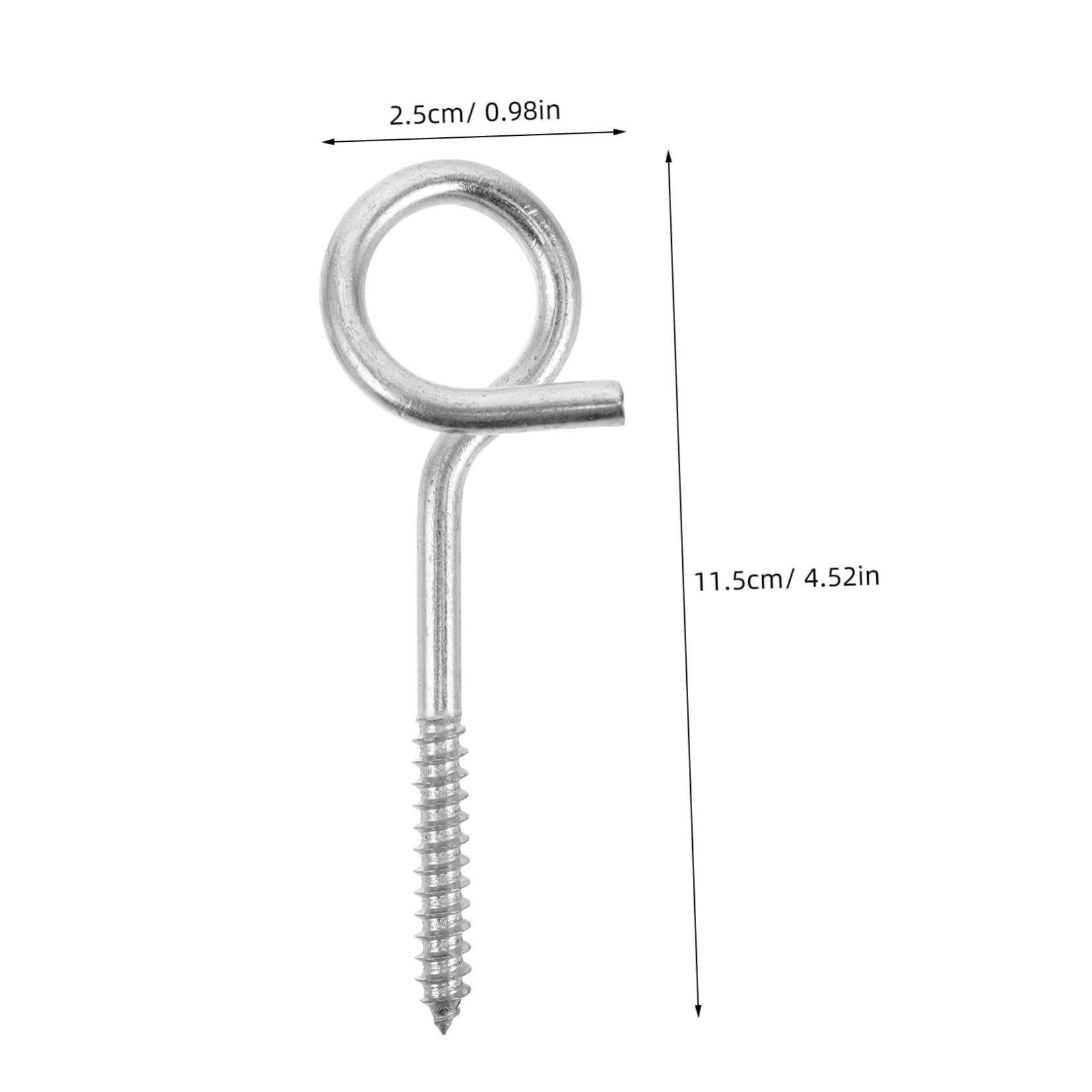 NAMOARLY 2pcs Ceiling Hanging Hooks Ceiling Swing Hanger Decorative Hooks for Hanging Swing Chairs Heavy Duty Metal Eye Hooks for Ceiling Swing Hangers Use