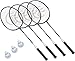 Park & Sun Sports Volley Sport Combo Set: Portable Outdoor Badminton/Volleyball Net System, Blue, One Size