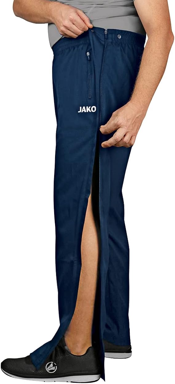 JAKO Hose mit durchgehendem Reißverschluss Reha Hose Herren NEU, Wähle Deine GrößeS, Wähle