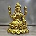 LOVENSPIRE Brass Lakshmi Idol Statue Religious Figurine Goddess Laxmi Devi Murti Sculpture for Diwali Puja Room Home Temple Mandir Decor - Housewarming Return Gift (2.9 Inch)