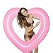 Jellydog Toy Heart Pool Float, Inflatable Swimming Ring, Sweet Love Tube Float, Summer Swim Pool,Girls Beach Toy, Water Fun Party Toy for Kids & Adult