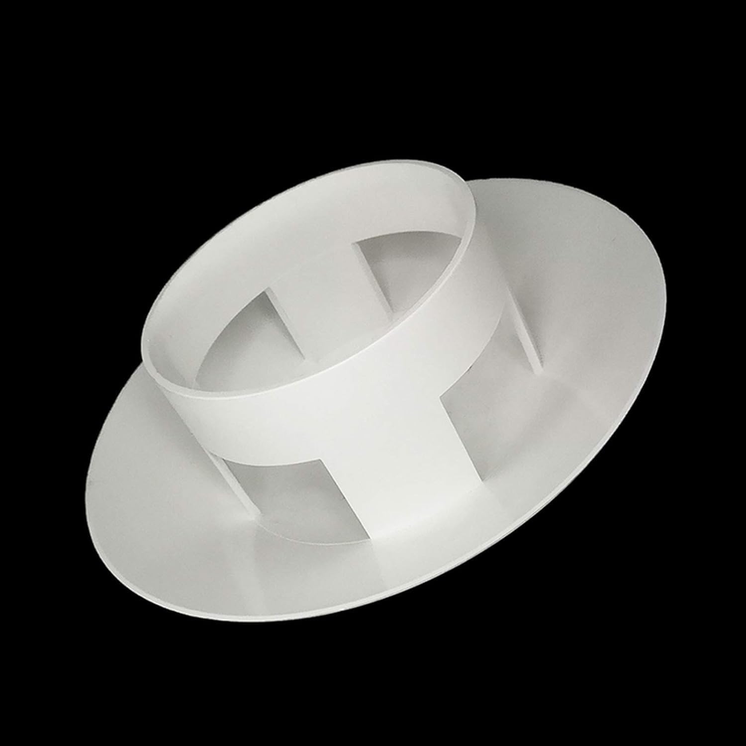 Wcxixo Chimney Rain Cap PVC Breathable Cap Plastic Rain Cap Vent Cap Pipe Cap Vent Cap, 3.0 inches