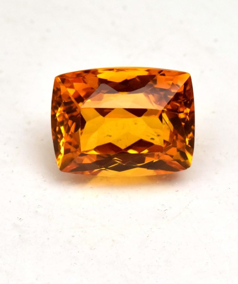 Citrine naturelle taillée en coussin, cadeau idéal pour fabriquer un collier unique - 2